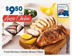 Foodland Fresh Skinless Chicken Breast Fillets offer