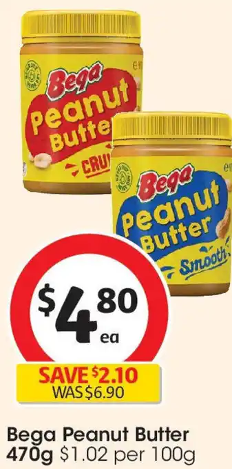 Coles Bega peanut butter offer