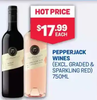 Bottlemart Pepperjack wines offer