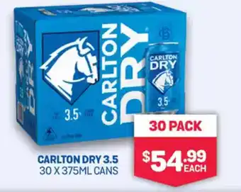 Bottlemart Carlton dry offer