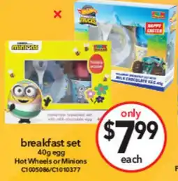 Cheap as Chips Breakfast set offer