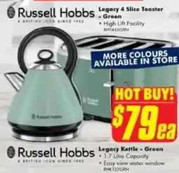 The Good Guys Russell hobbs legacy 4 slice toaster offer