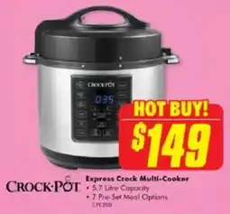 The Good Guys Express crock multi-cooker offer