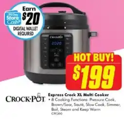 The Good Guys Express crock xl multi cooker offer