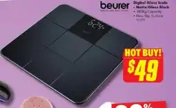 The Good Guys Digital glass scale - matte/gloss black offer