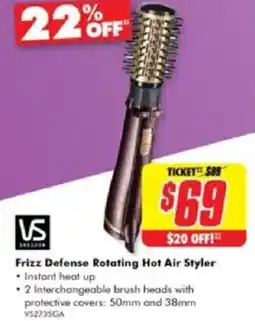 The Good Guys Frizz defense rotating hot air styler offer