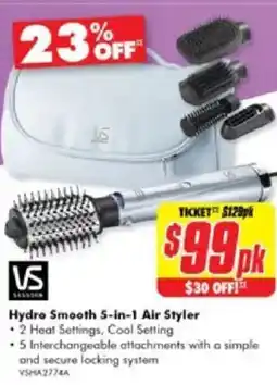 The Good Guys Hydro smooth 5-in-1 air styler offer