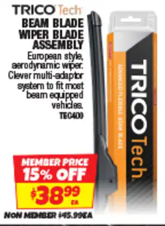 Autobarn BEAM BLADE WIPER BLADE ASSEMBLY offer