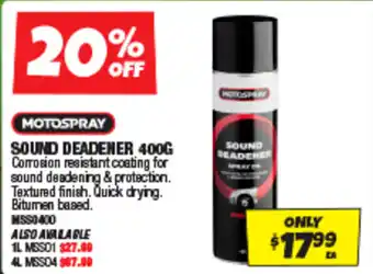 Autobarn Sound deadener offer