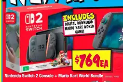 Switch 2 Console + Mario Kart World Bundle