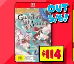 JB Hi-Fi Guardians/6 of Azuma offer