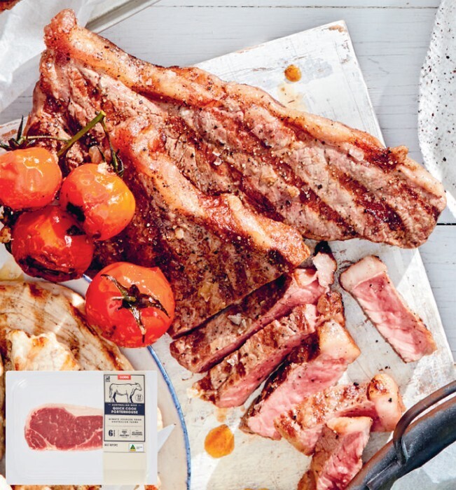 Coles Australian No Added Hormones Beef Quick Cook Scotch Fillet or