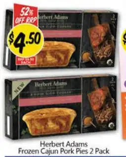 Frozen Cajun Pork Pies