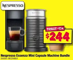 JB Hi-Fi Nespresso Essenza Mini Capsule Machine Bundle offer