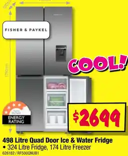 JB Hi-Fi Quad Door Ice & Water Fridge offer