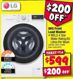 JB Hi-Fi Front Load Washer offer