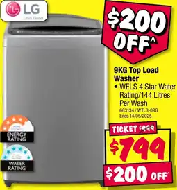 JB Hi-Fi Top Load Washer offer