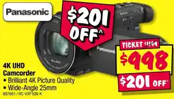 JB Hi-Fi 4K UHD Camcorder offer