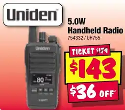 JB Hi-Fi 5.0W Handheld Radio offer