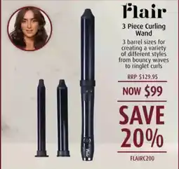 Shaver Shop 3 Piece Curling Wand offer
