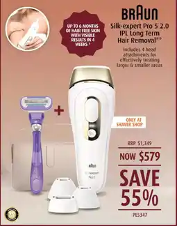 Shaver Shop Silk-expert Pro 5 2.0 IPL Long Term Hair Removal offer