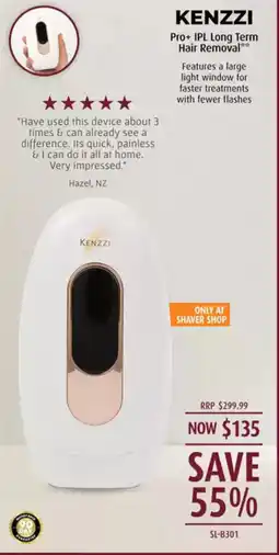 Shaver Shop Pro+ IPL Long Term Hair Removal offer