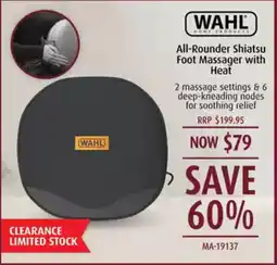 Shaver Shop All-Rounder Shiatsu Foot Massager with Heat offer