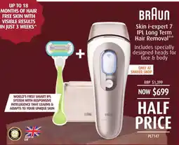 Shaver Shop Skin i-expert 7 IPL Long Term Hair Removal offer