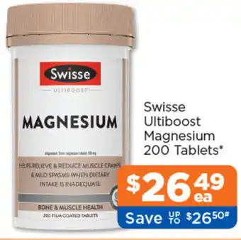 Good Price Pharmacy Swisse Ultiboost Magnesium offer