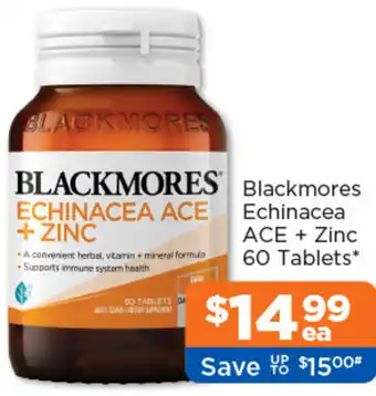 Good Price Pharmacy Blackmores Echinacea ACE + Zinc offer