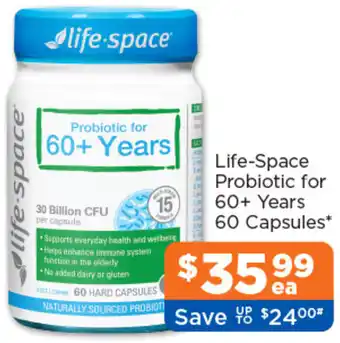 Good Price Pharmacy Life-Space Probiotic for 60+ Years offer