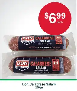 Australian Butchers Calabrese Salami offer