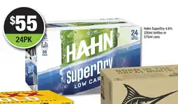 Bottler SuperDry 4.6% 24 bottles or cans offer