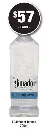 Bottler El Jimador Blanco offer