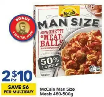 Ritchies McCain Man Size Meals 480-500g offer