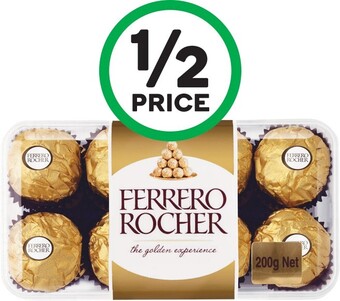 Woolworths Ferrero Rocher 200g Pk 16 or Ferrero Rocher Collection 172g Pk 15 offer