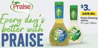 Ritchies Praise Dressing 330ml offer
