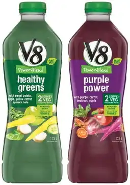 IGA V8 Power Blend 1.25 Litre Selected Varieties offer