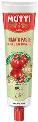IGA Mutti Double Concentrated Tomato Paste 130g offer