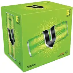 IGA V Energy Drink 6x330mL Selected Varieties offer