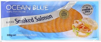Woolworths Ocean Blue Sliced Smoked Salmon 300g offer