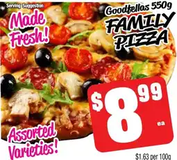 Goodfellas family pizza