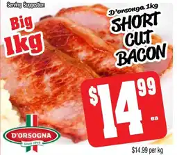 Farmer Jack's D'orsonga short cut bacon offer