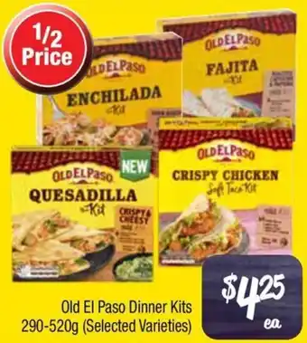 Farmer Jack's Old El Paso Dinner Kits offer