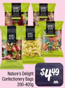 Nature's Delight Confectionery Bags