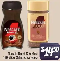 Farmer Jack's Nescafe Blend 43 or Gold offer