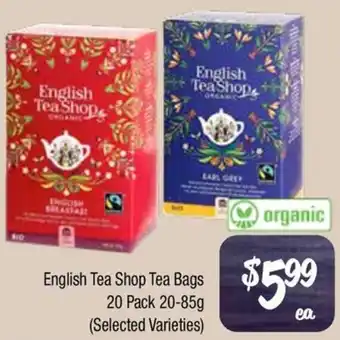 Farmer Jack's English Tea Shop Tea Bags offer