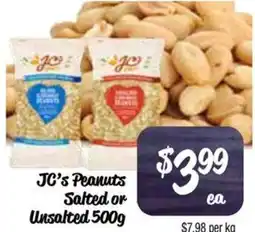 JC's Peanuts Salted or Unsalted