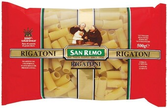 Woolworths San Remo Rigatoni Pasta 500g offer