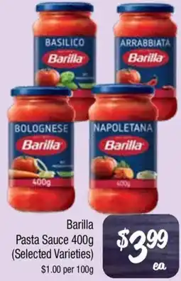 Barilla Pasta Sauce